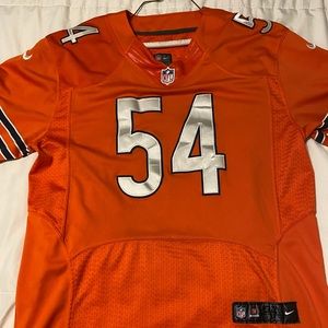 Nike Orange Brian Urlacher Jersey